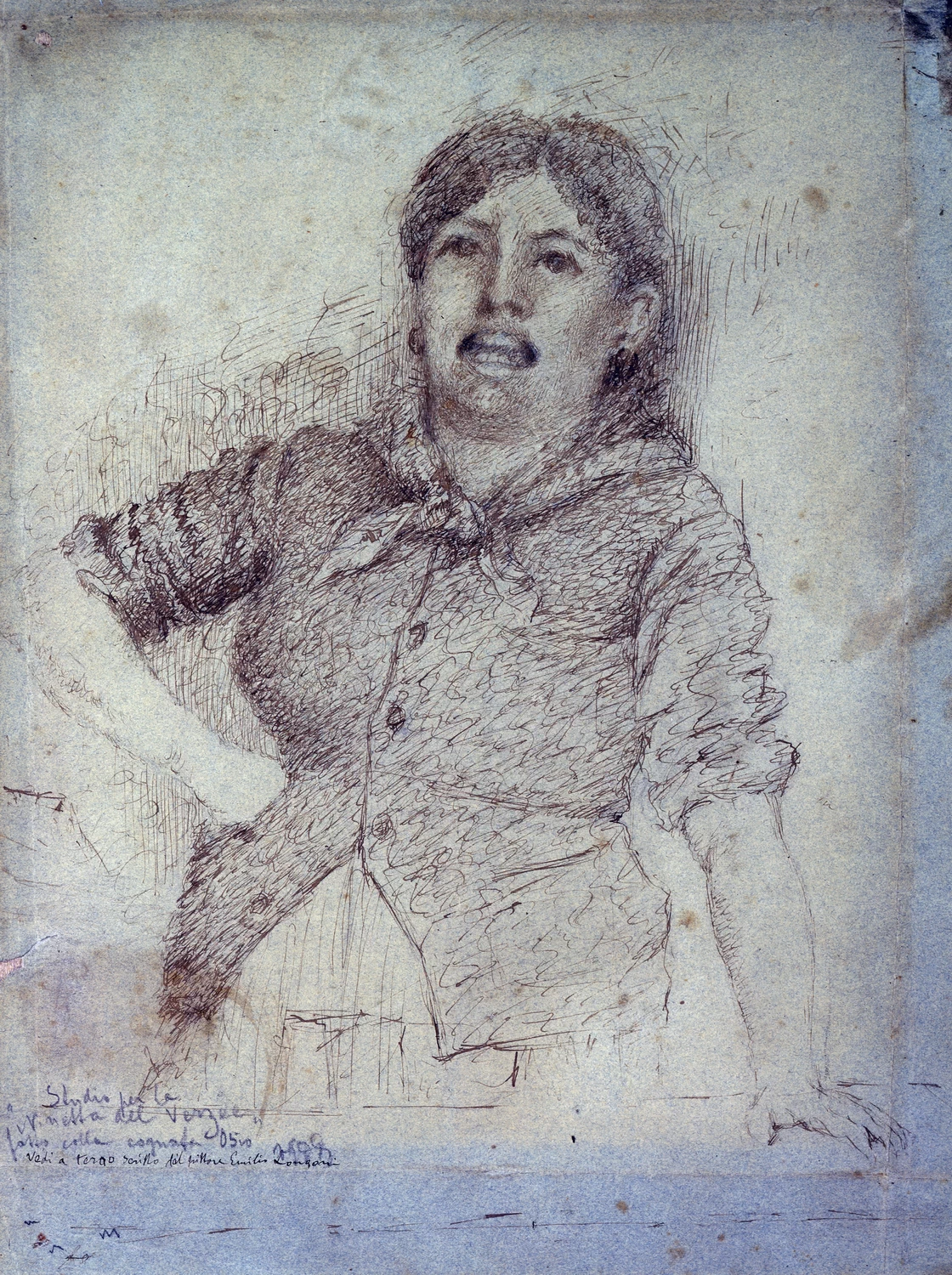 Studio per La Ninetta del Verzée - Civico Gabinetto dei Disegni, Castello Sforzesco, Milano